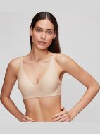 Εικόνα της Gisela μπεζ μπουστάκι κουμπωτό.