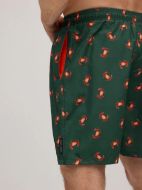 Εικόνα της Ysabel Mora Σκούρο Πράσινο Ανδρικό Μαγιό Με Καβούρια.