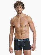 Εικόνα της 2Pack Walk Βαμβακερά Boxer Μαύρο/Πετρόλ.
