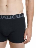 Εικόνα της Walk Ανδρικά Μποξεράκια Μαύρο 3Pack W1753-4-020202