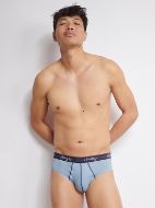 Εικόνα της 2Pack Sloggi Men Start Midi Slip Γαλάζιο/Μελιτζανί.