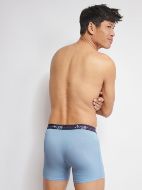 Εικόνα της 2 Pack Sloggi Boxer Men Start Short Μελιτζανί/Γαλάζιο.