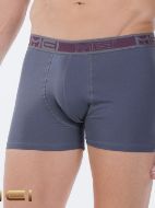 Εικόνα της 2Pack Mei Ανδρικά Boxer Βαμβακερά Μαύρο/Μολυβί