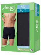 Εικόνα της Sloggi Ever Ease Short Ανδρικά Μποξεράκια Short Μαύρο 2Pack 10222372-0004