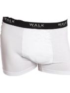 Εικόνα της Walk W1761 Ανδρικά Μποξεράκια Λευκά 2Pack
