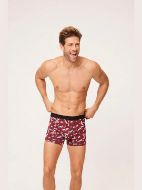 Εικόνα της 2Pack Ysabel Mora Boxer Ανδρικά Ανθρακί/Μπορντό Εμπριμέ.