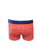 Εικόνα της 2 Pack Wrap Boxer Κόκκινο/Μαύρο Εμπριμέ & Μονόχρωμο.