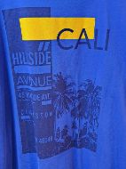 Εικόνα της Galaxy βαμβακερή ρουά ανδρική κοντομάνικη μπλούζα.