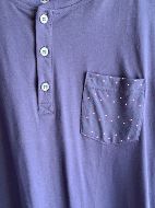 Εικόνα της Noidinotte μπλε πουά ανδρική πιτζάμα.