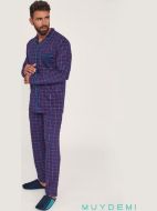Εικόνα της Muydemi Χειμερινή Ανδρική Πιτζάμα MULTICOLOR 370018