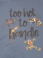 Εικόνα της Mei βαμβακερή μπλε/ανθρακί πιτζάμα.