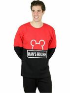 Εικόνα της Galaxy Man's House 792-21 Χειμερινή Ανδρική Πιτζάμα Κόκκινη