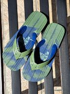 Εικόνα της Noidinotte χακί/μπλε σαγιονάρες.