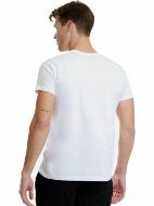 Εικόνα της Λευκή ανδρική φαρδιά φανέλα τύπου T-Shirt.