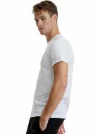 Εικόνα της Λευκή ανδρική φαρδιά φανέλα τύπου T-Shirt.