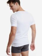 Εικόνα της Walk Ανδρικές Φανέλες Κοντομάνικες σε Λευκό Χρώμα 2Pack W1960-2-01