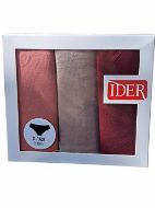 Εικόνα της 3Pack Ider Βαμβακερά Γυναικεία Slip Bikini Redwine/Σάπιο Μήλο/Γκρεζ.