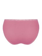 Εικόνα της Sloggi 24/7 Weekend Tai Γυναικεία Slip 3Pack με Δαντέλα Ροζ 10197990-V002