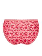 Εικόνα της Sloggi Tai Βαμβακερά Γυναικεία Slip 3Pack με Δαντέλα Ροζ 10197990-M003