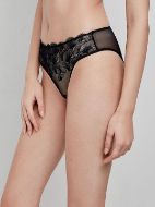 Εικόνα της Gisela Μαύρο Slip Brief Με Δαντέλα.