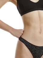 Εικόνα της Walk Γυναικεία String 2Pack Μαύρα W2013-61