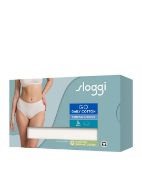Εικόνα της Sloggi Βαμβακερά Γυναικεία Slip Midi 3Pack Λευκό 10222325-00GZ