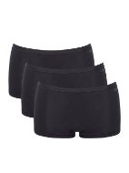 Εικόνα της Sloggi Βαμβακερά Γυναικεία Boxer 3Pack Μαύρο Daily Cotton 10222337-0004