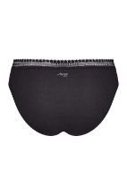 Εικόνα της Sloggi Γυναικεία Slip Tai 2Pack με Δαντέλα Μαύρα 10213095-0004