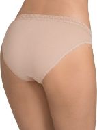 Εικόνα της Sloggi Evernew Tai Βαμβακερό Slip με Δαντέλα σε Μπεζ χρώμα 10162960-00LZ