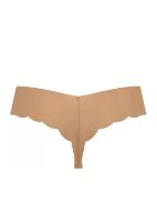 Εικόνα της Microfibre Sloggi Zero Hipster Γυναικεία String 2Pack χωρίς Ραφές Μπεζ 10184928-00SH