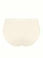 Εικόνα της Sloggi Chic Tai Ψηλόμεσο Γυναικείο Slip με Δαντέλα Ιβουάρ 10005202-0038
