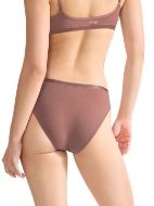 Εικόνα της Sloggi Βαμβακερά Γυναικεία Slip Mini 3Pack Κακάο 10222320-1141