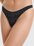 Εικόνα της Walk Γυναικεία String 2Pack Μαύρο-μπεζ W2013-65