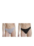 Εικόνα της Walk Bamboo Γυναικεία Slip 2Pack Μαύρα W2012-58