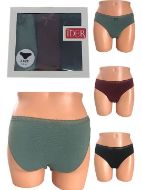 Εικόνα της 3Pack Ider Βαμβακερά Slip Κυπαρισσί/Μπορντό/Μαύρο.