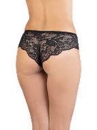 Εικόνα της Elite μαύρο brazil με δερματίνη & δαντέλα πίσω.