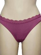 Εικόνα της Apple Boxer 0222300 Γυναικεία Slip 2Pack με Δαντέλα Bordeaux/Petrol