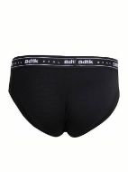 Εικόνα της BodyTalk Bamboo Hipster Slip Μαύρο.