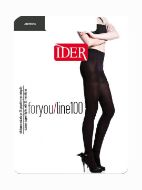 Εικόνα της IDER For You Line Γυναικείο Καλσόν 100 Den Σύσφιξης Μαύρο 1609
