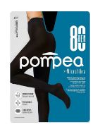 Εικόνα της Pompea Μαύρο Αδιάφανο Καλσόν 80Den.