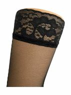 Εικόνα της IDER Top Libertee Lycra Γυναικείες Ψηλές Κάλτσες 15 Den Μαύρες 1307