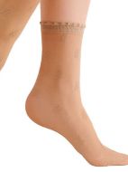 Εικόνα της Gabriella Γυναικεία Καλτσάκια 20 Den Μαύρα με Print Gab566-Black