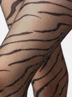 Εικόνα της IDER Οpaque Γυναικείο Καλσόν 20 Den Μαύρο με Print 7012412