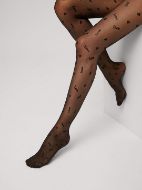 Εικόνα της Ysabel Mora Γυναικείο Καλσόν 20 Den Μαύρο με Print 16608