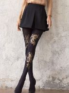 Εικόνα της Marilyn Allure 60Den Μαύρο Καλσόν Με Χρυσό Σχέδιο Marilyn Monroe.