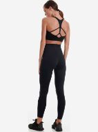 Εικόνα της Walk Μαύρο γυναικείο κολάν συμπίεσης laser cut μακρύ.