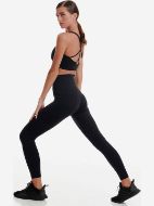 Εικόνα της Walk Μαύρο γυναικείο κολάν συμπίεσης laser cut μακρύ.