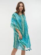 Εικόνα της BLE ΚΑΦΤΑΝΙ ΜΠΛΕ/ΠΡΑΣΙΝΟ ΜΕ ΚΟΧΥΛΙΑ ONE SIZE (100% COTTON)