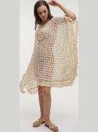 Εικόνα της BLE RESORT COLLECTION ΚΑΦΤΑΝΙ ΜΠΕΖ ΔΙΑΤΡΗΤΟ ONE SIZE (100% COTTON ΝΕΤ).  (ΚΩΔ.: 5-41-230-0219)