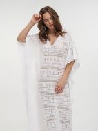 Εικόνα της BLE ΚΑΦΤΑΝΙ ΜΑΚΡΥ ΔΙΑΤΡΗΤΟ ΛΕΥΚΟ ONE SIZE (100% COTTON) 5-41-195-0015